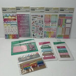 Stationary set Recollection sticker planner accessories